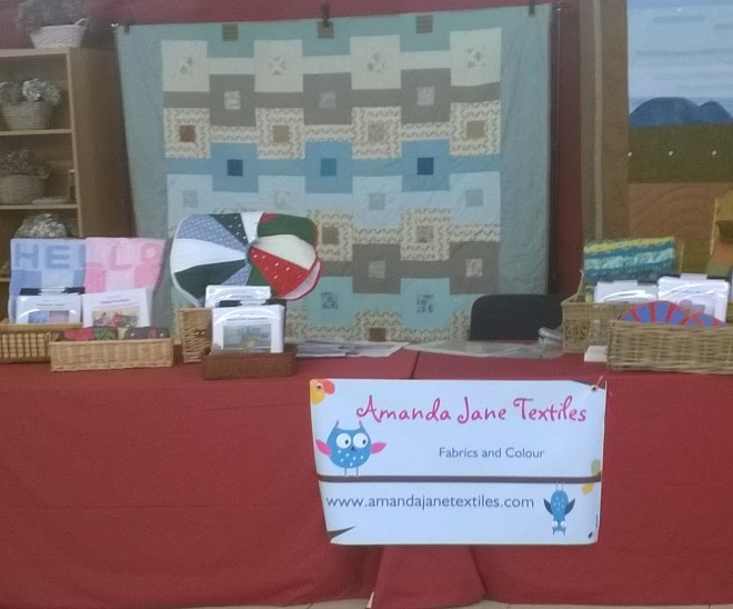 Amanda Jane Textiles display