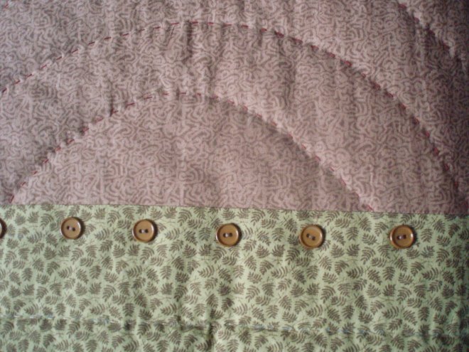 Quilting with buttons