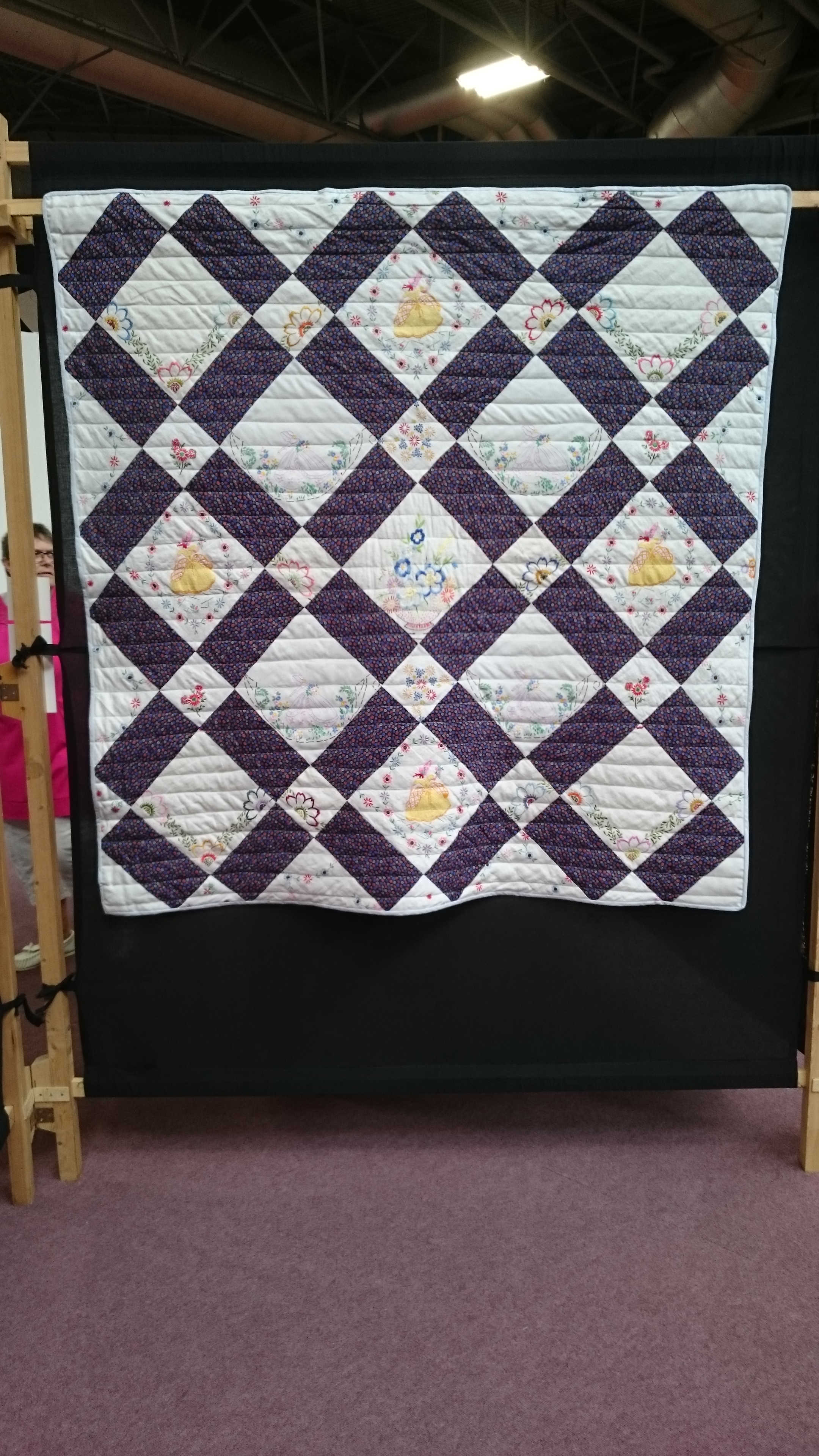 'Forget me not' Festival of Quilts 2016