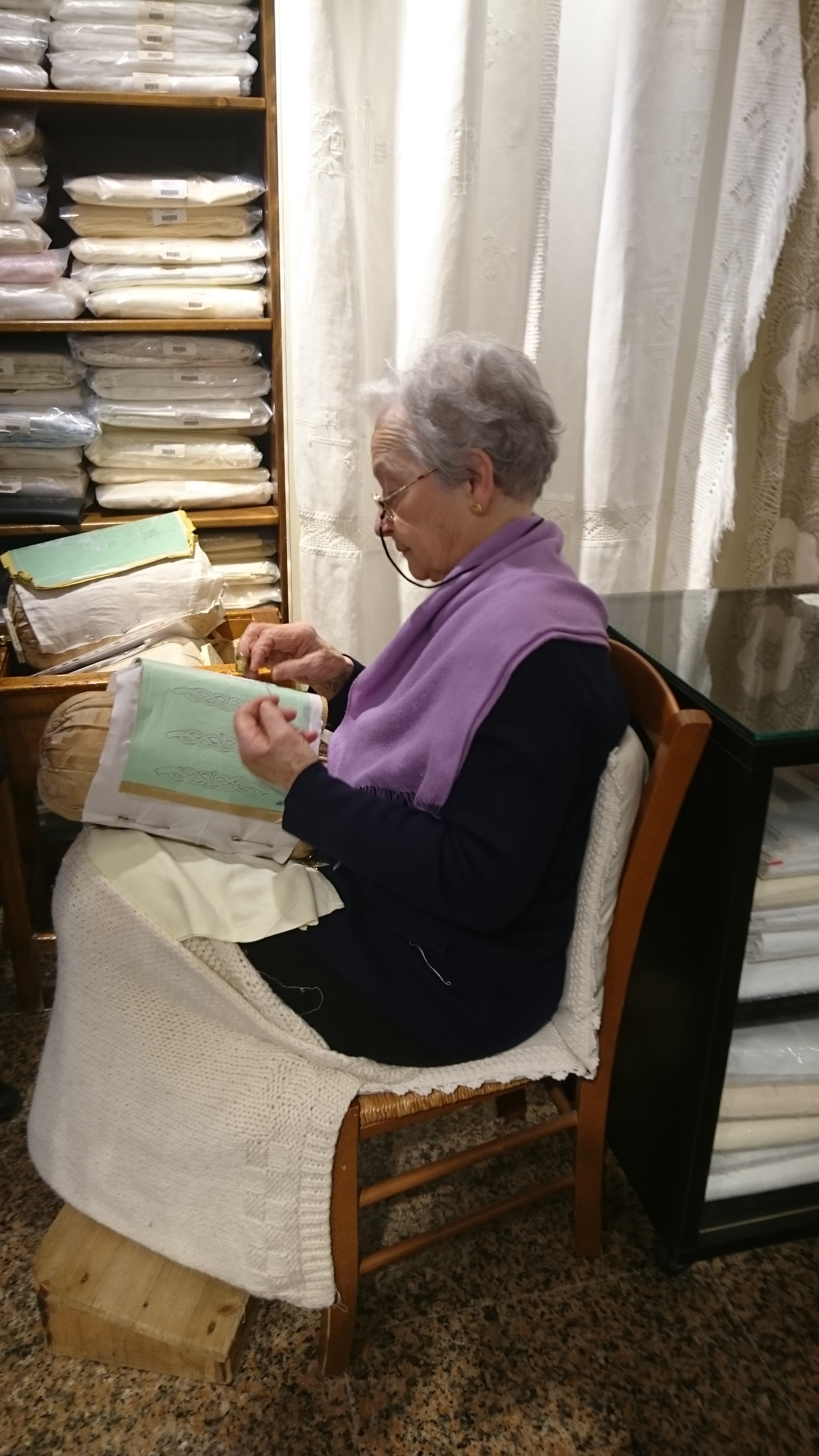 lace-maker on Burano, Italy.JPG