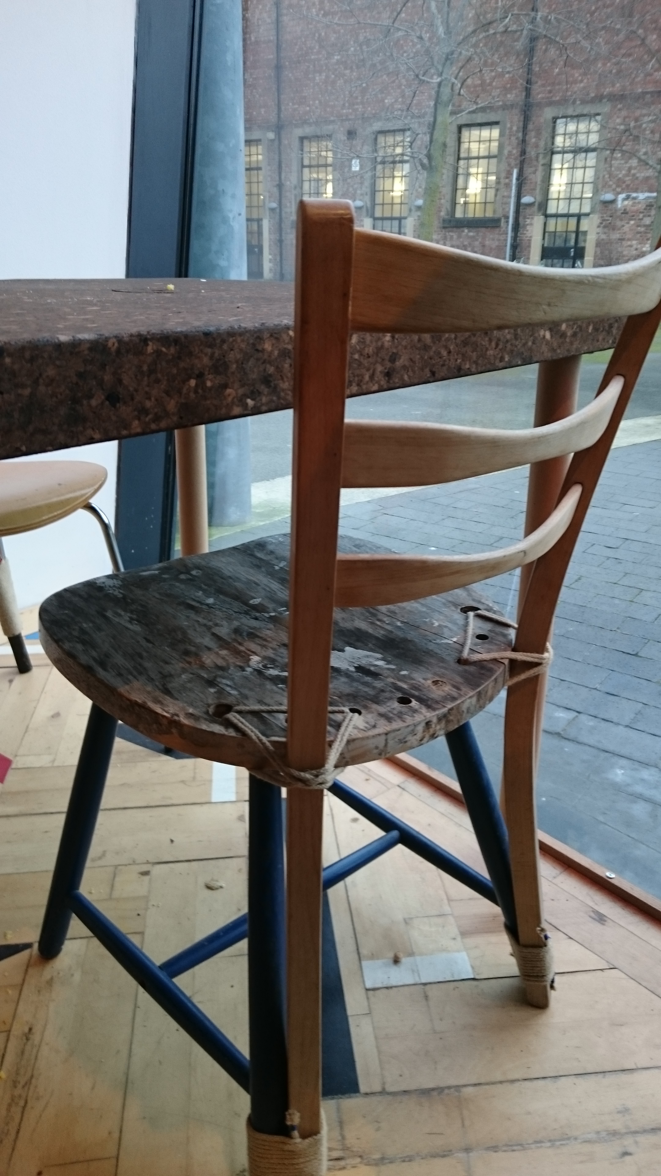 recycled chair at the Smeltery, mima (3)