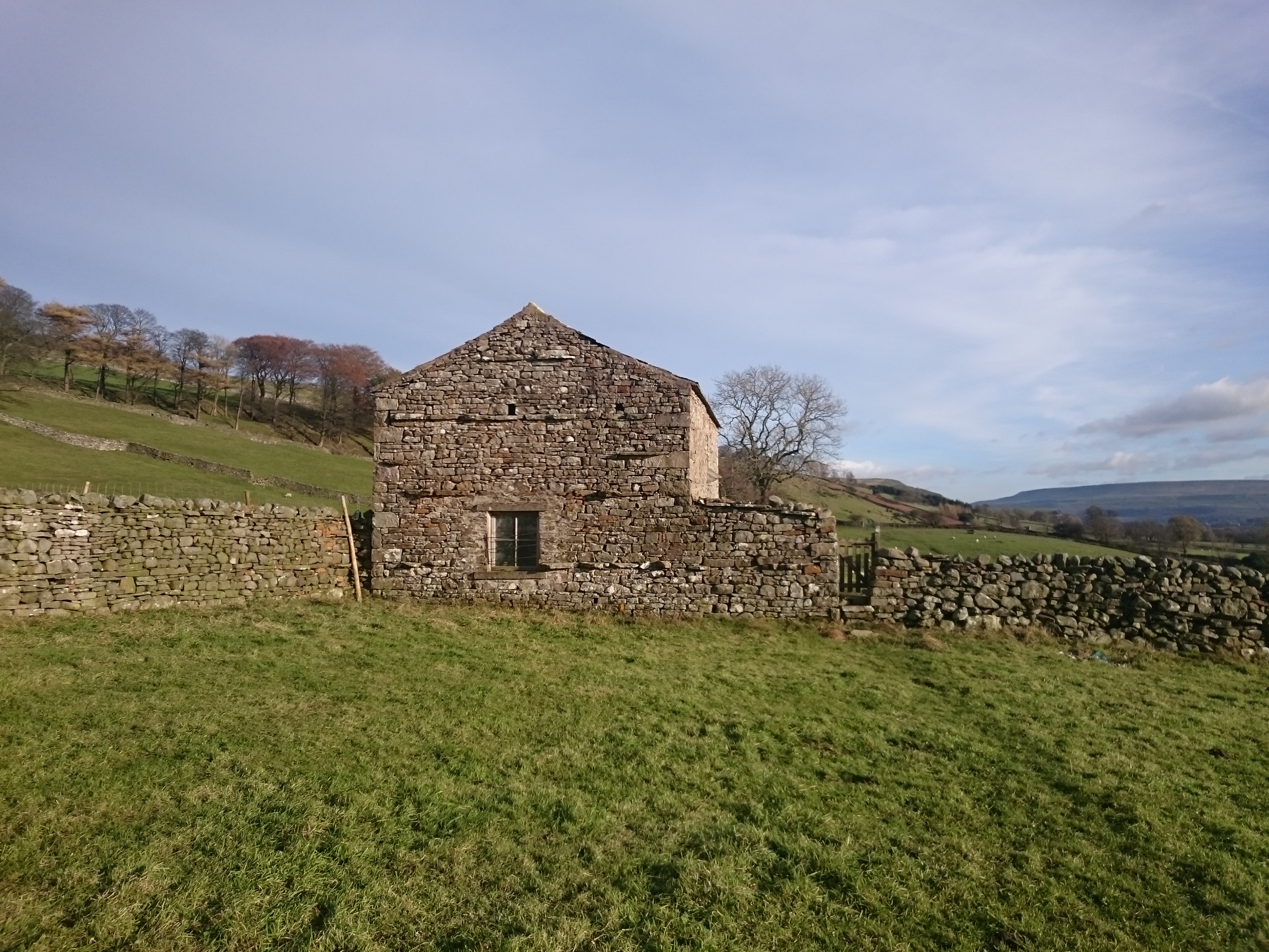 Stone farm building in Wensleydale