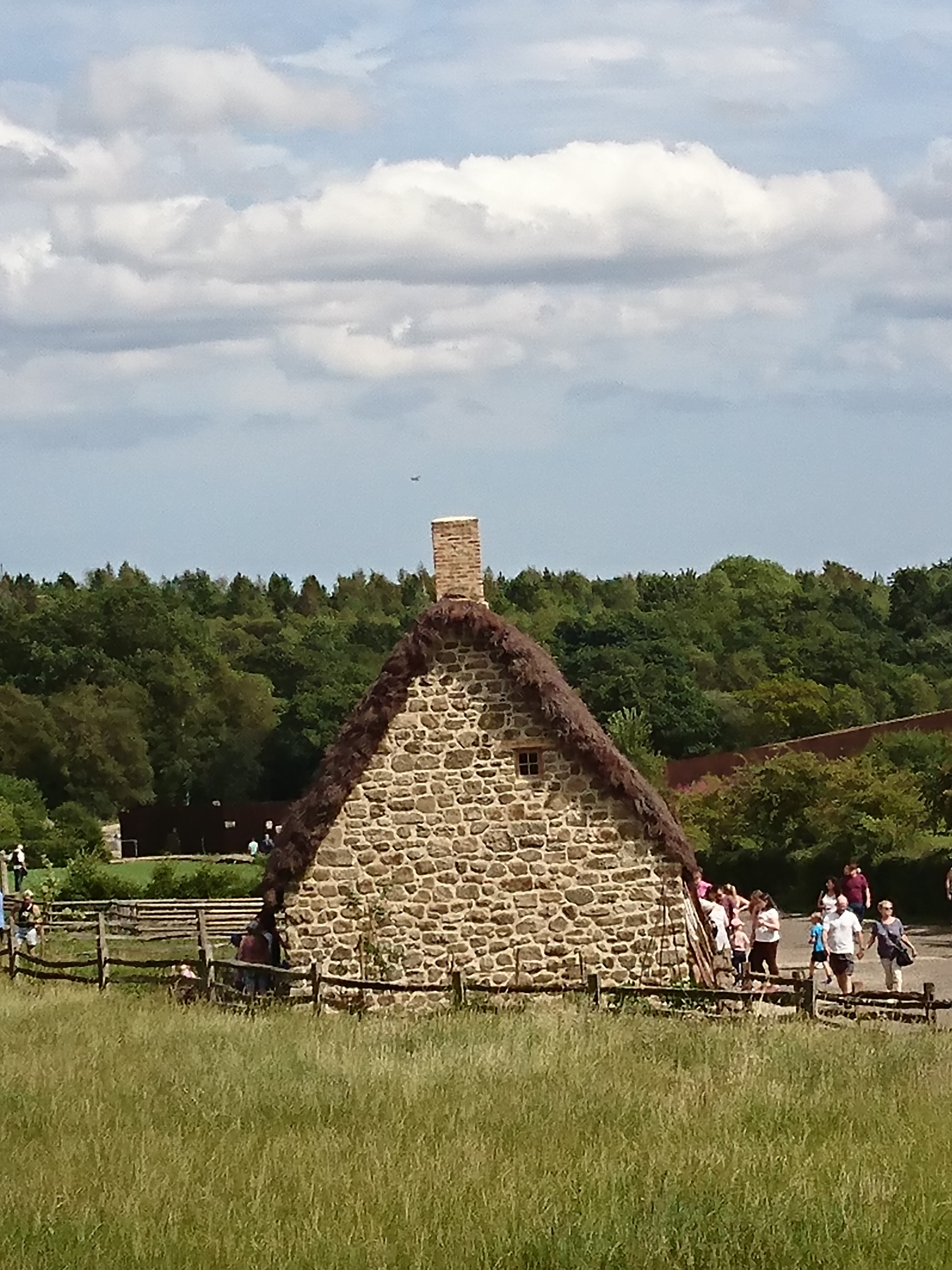 Joe the Quilter's cottage, end of cottage