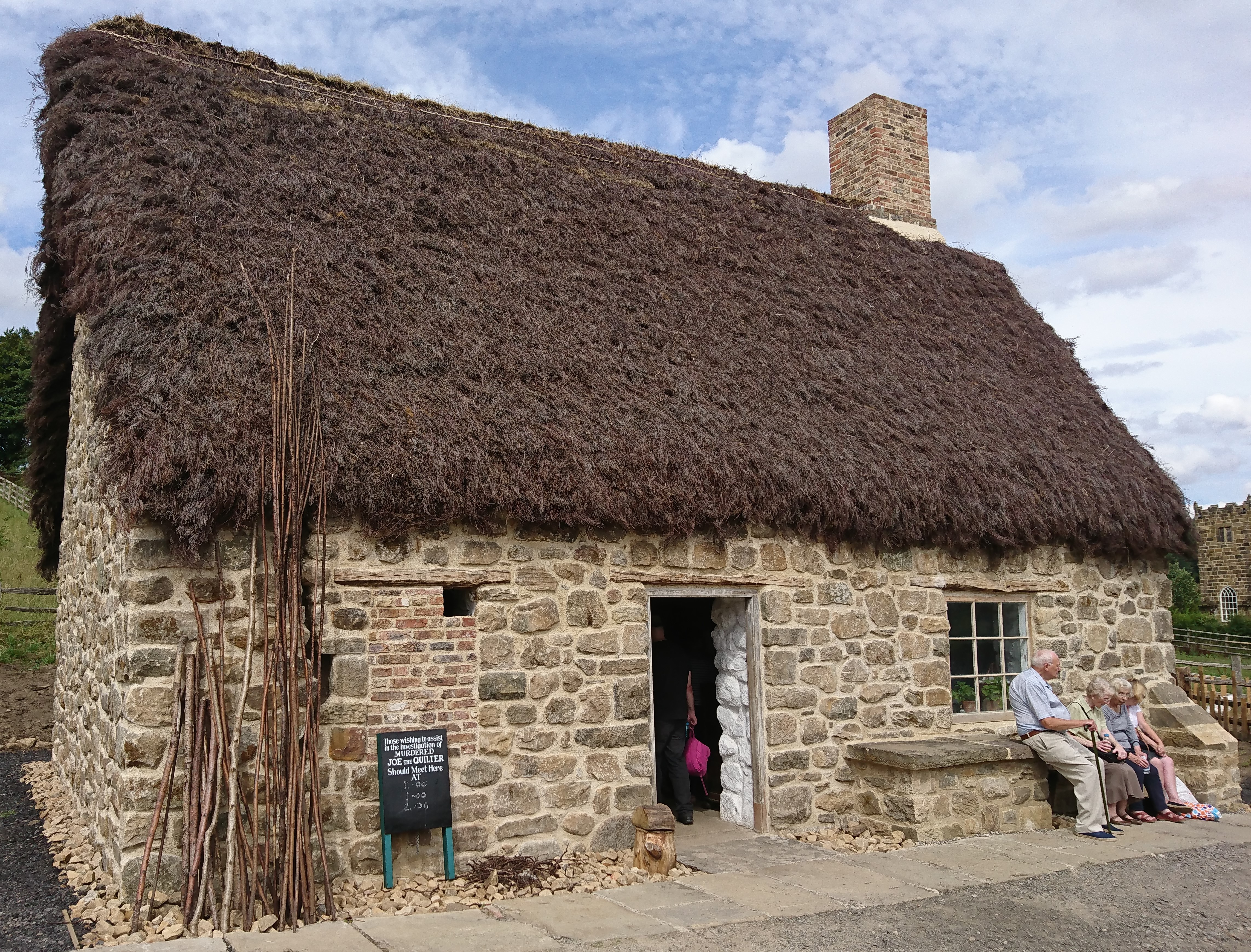 Joe the Quilter's cottage, external