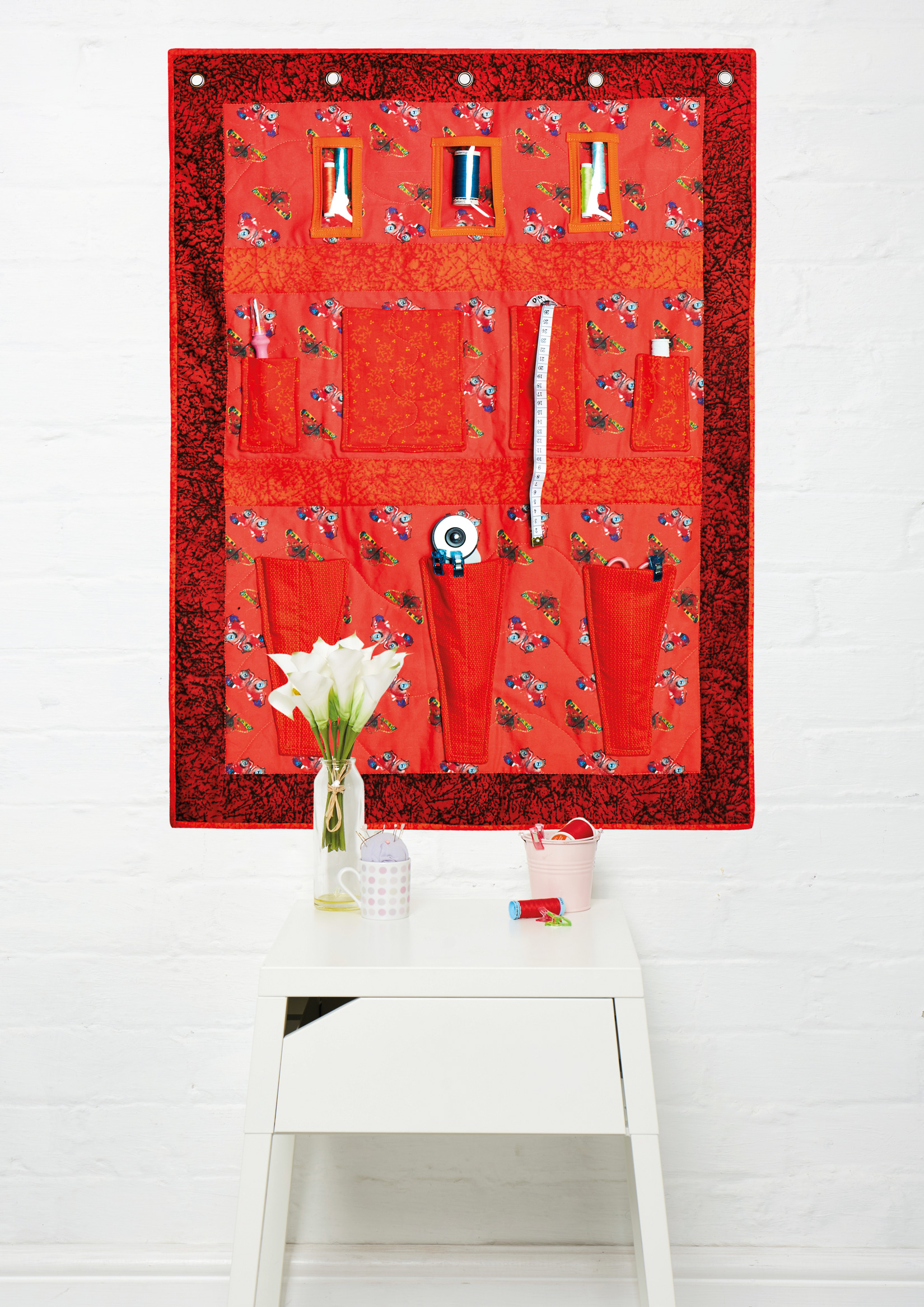 Flutterby Sewing Organiser by Amanda Jane Ogden