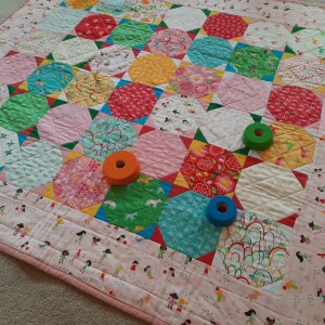 A playmat quilt, 'Playtime' by Amanda Jane Textiles
