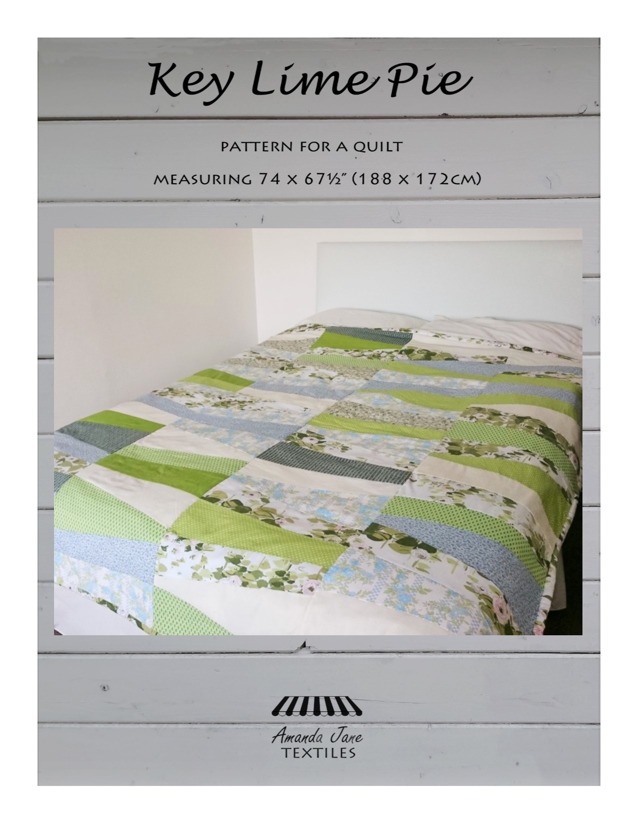 Key-Lime-Pie' quilt pattern by-Amanda-Jane-Textiles