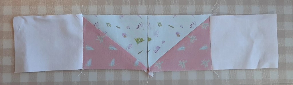 'Summer Bouquets' quilt block 2 step 8