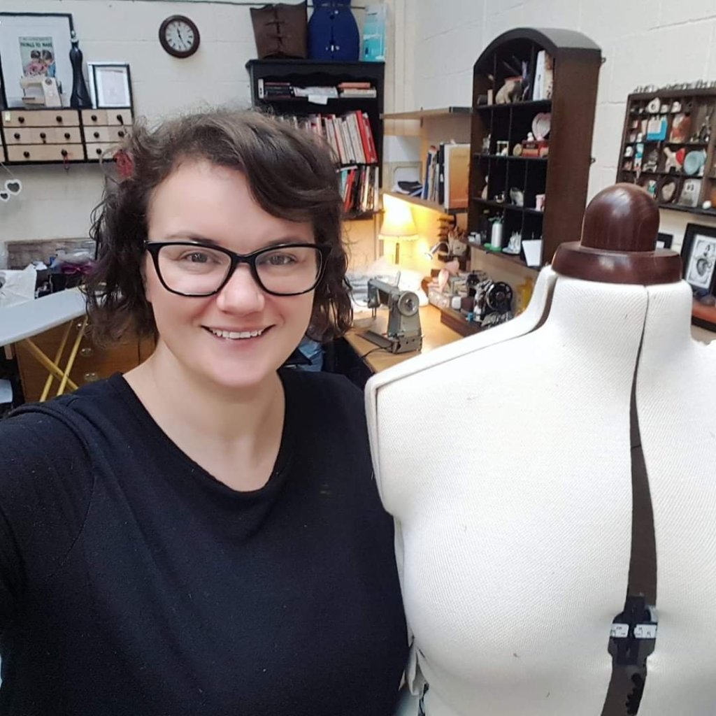 Couture dress designer Aimee Veitch of Corsetry and Couture