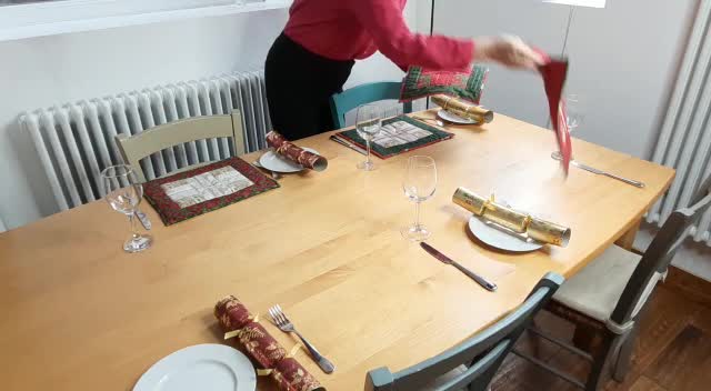 'Presents' table mats pattern by Amanda Jane Textiles