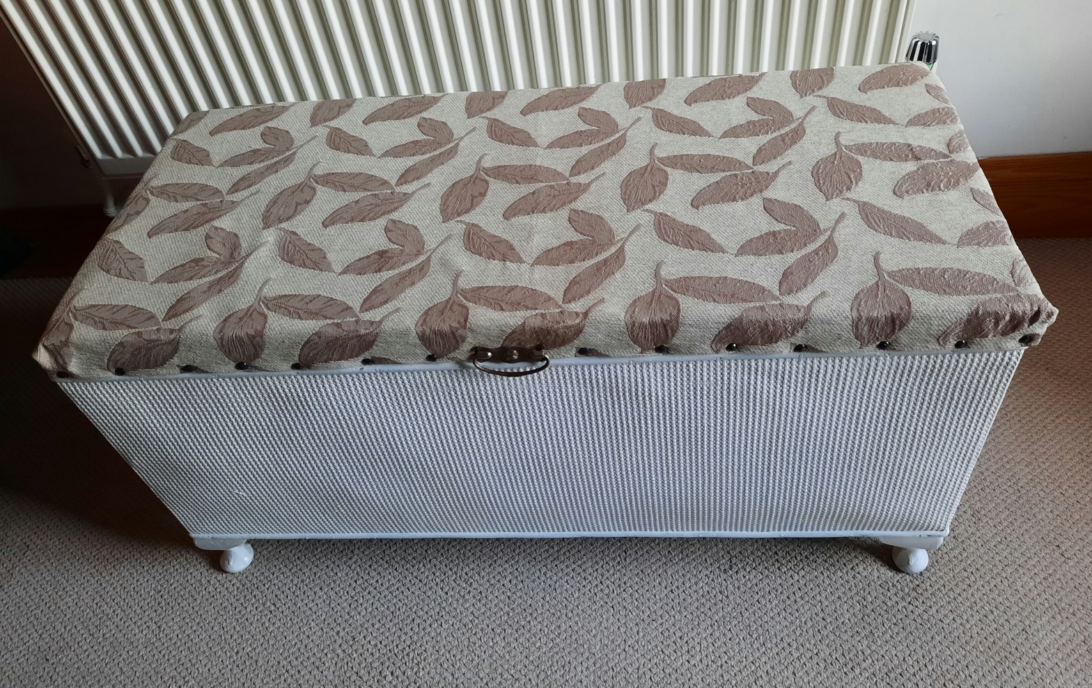 how to up-cycle a blanket box - the finished box