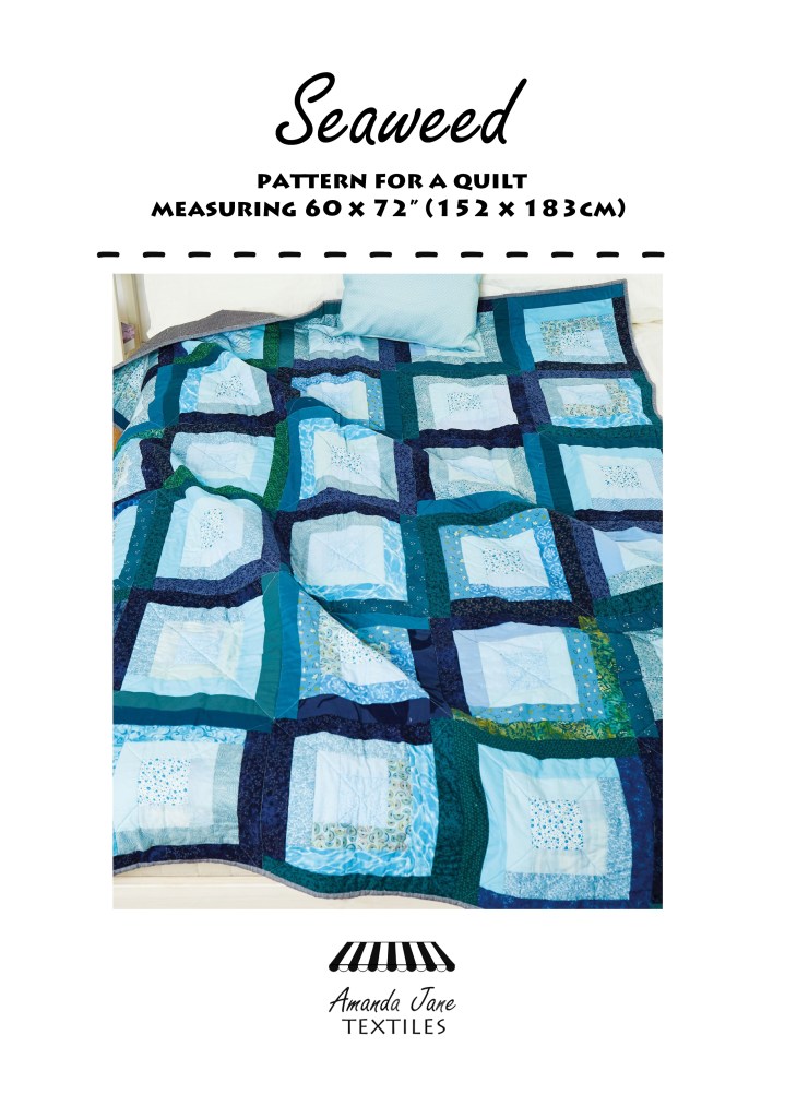 Seaweed quilt pattern by Amanda Jane Textiles