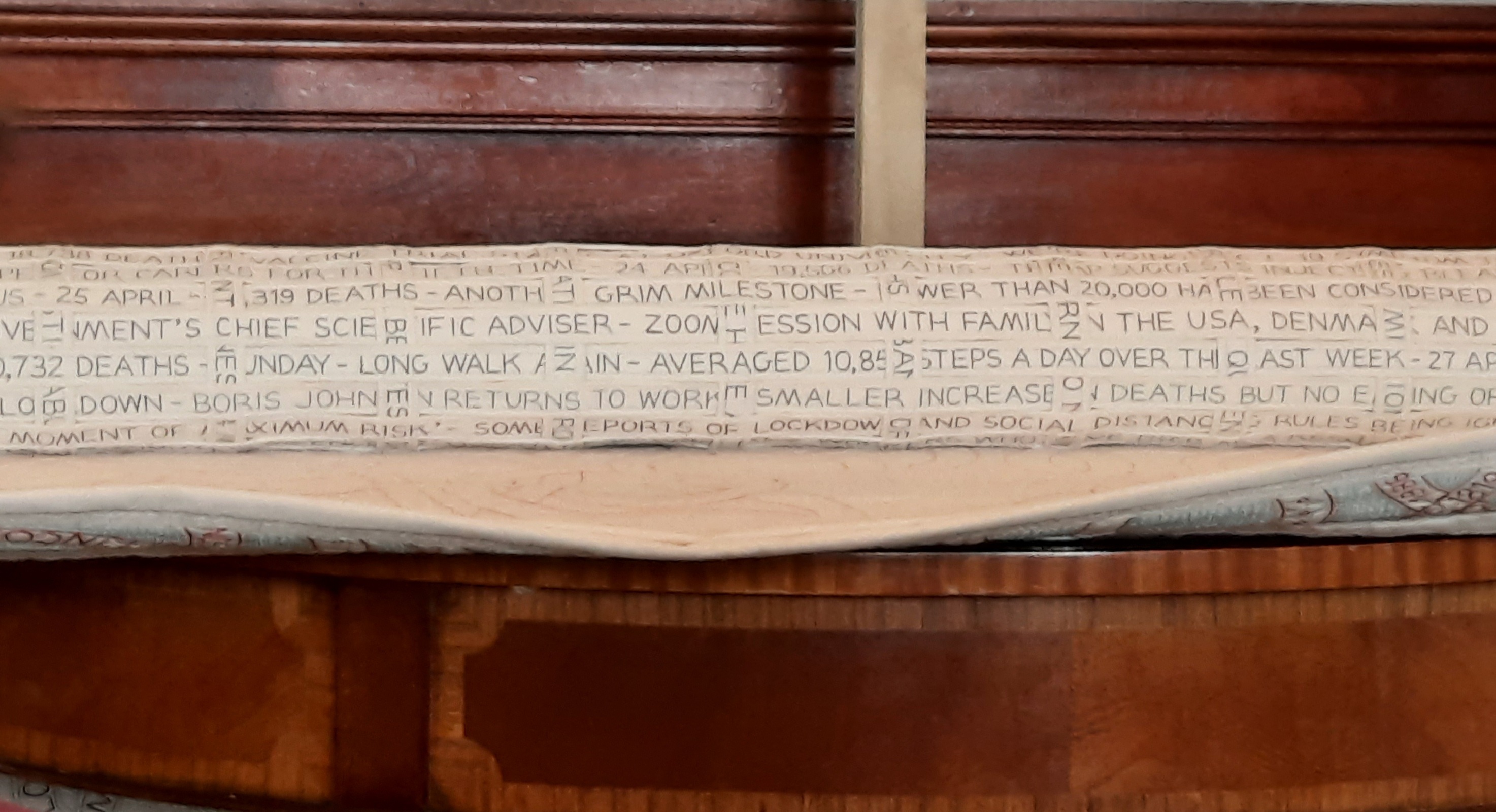 work by Sara Impey at the QGBI AGM 2022