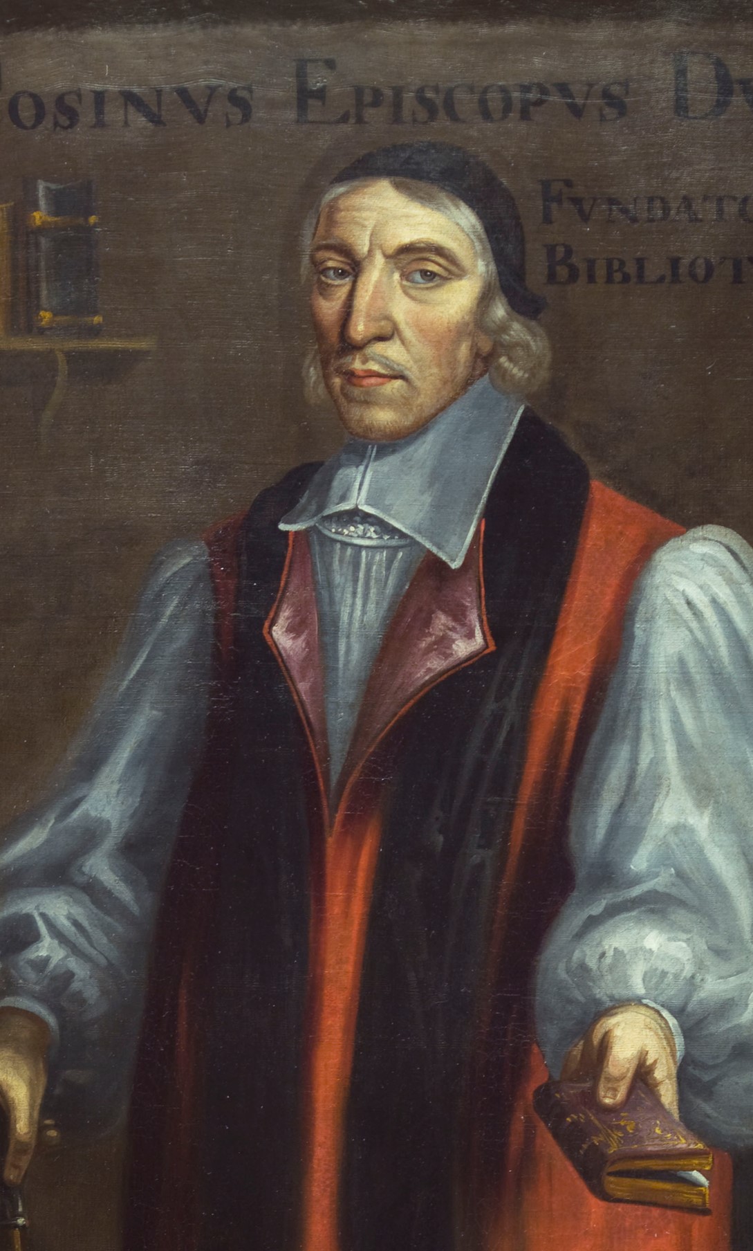 A portrait of Bishop Cosin, founder of Cosin's Library in Durham
