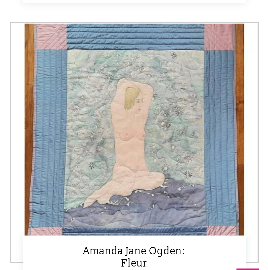 'Fleur' quilt by Amanda Jane Ogden