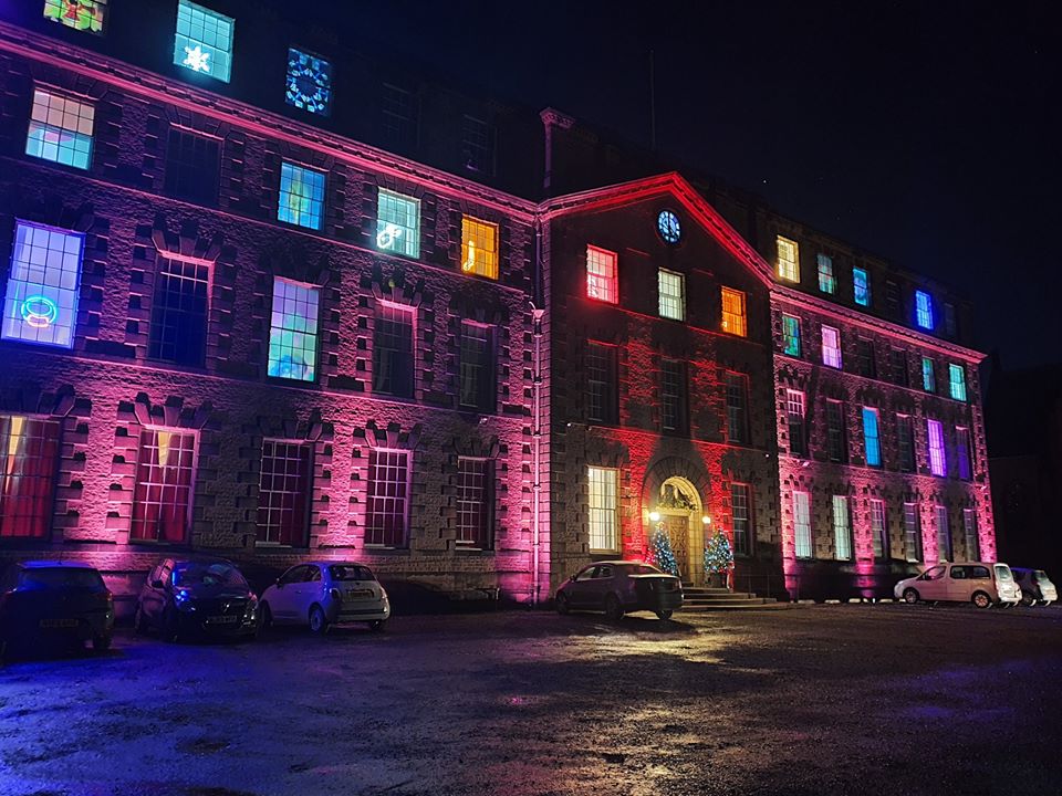 Ushaw Christmas windows by Stuart Langley