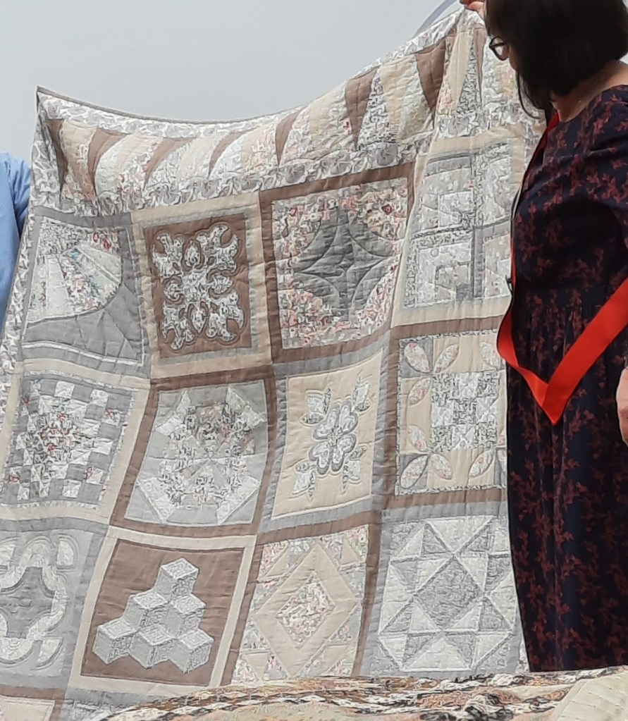 Lynne Edwards' work at the QGBI AGM 2022