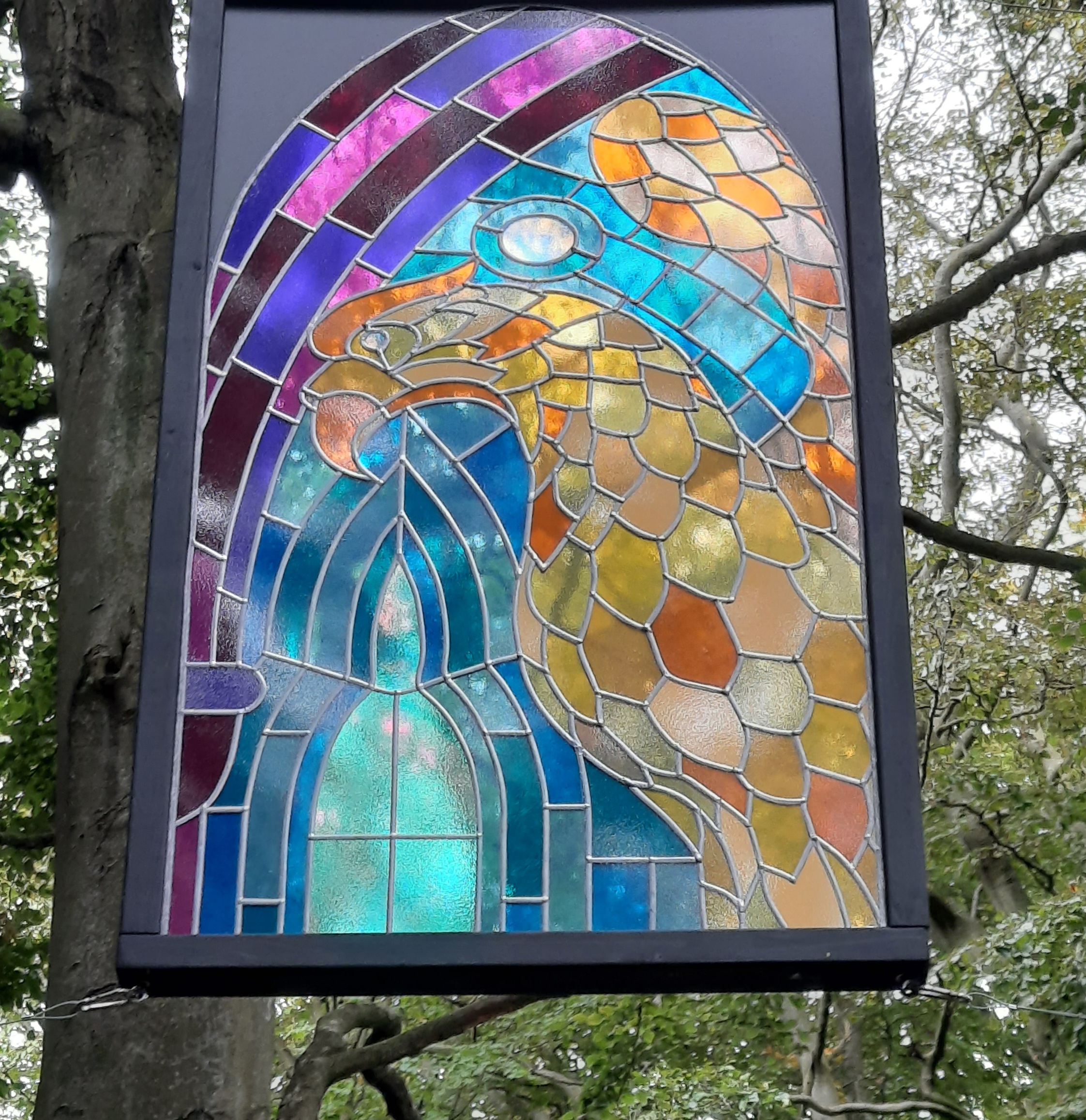 'Eagle' by Stuart Langley, part of 'Outdoor Windows' at Ushaw