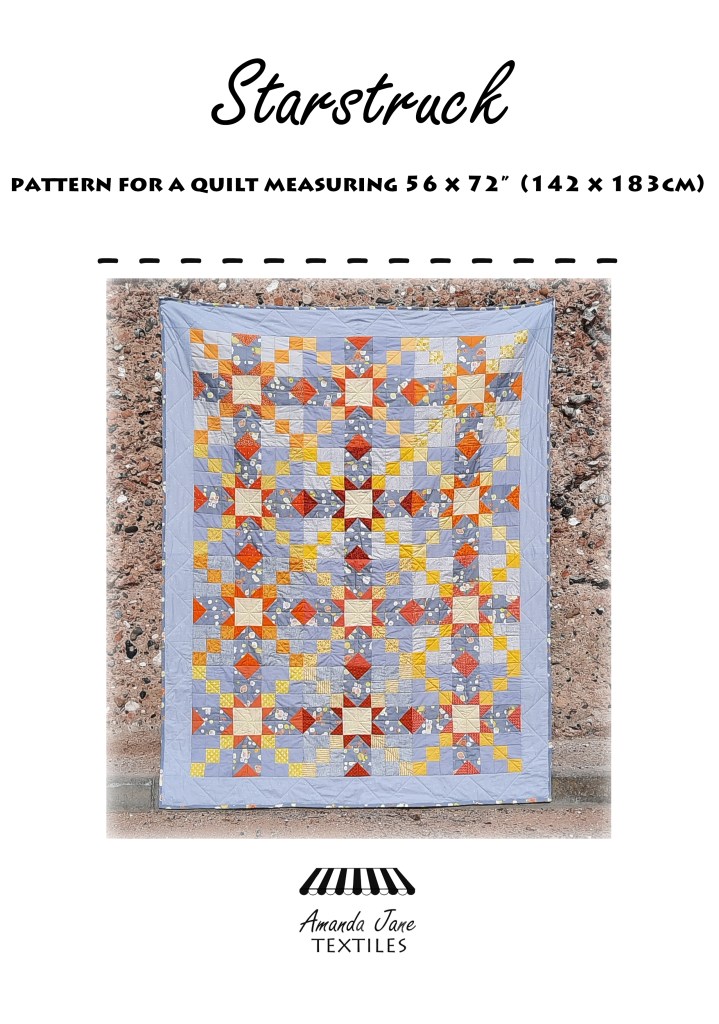 Starstruck quilt pattern by Amanda Jane Textiles