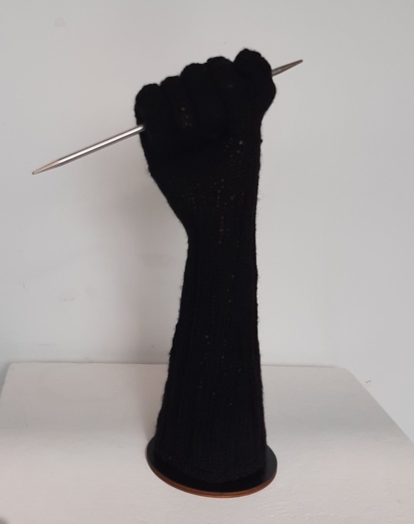'Warped thinking: Knitting needle as an instrument of death' Barbara West, PRISM