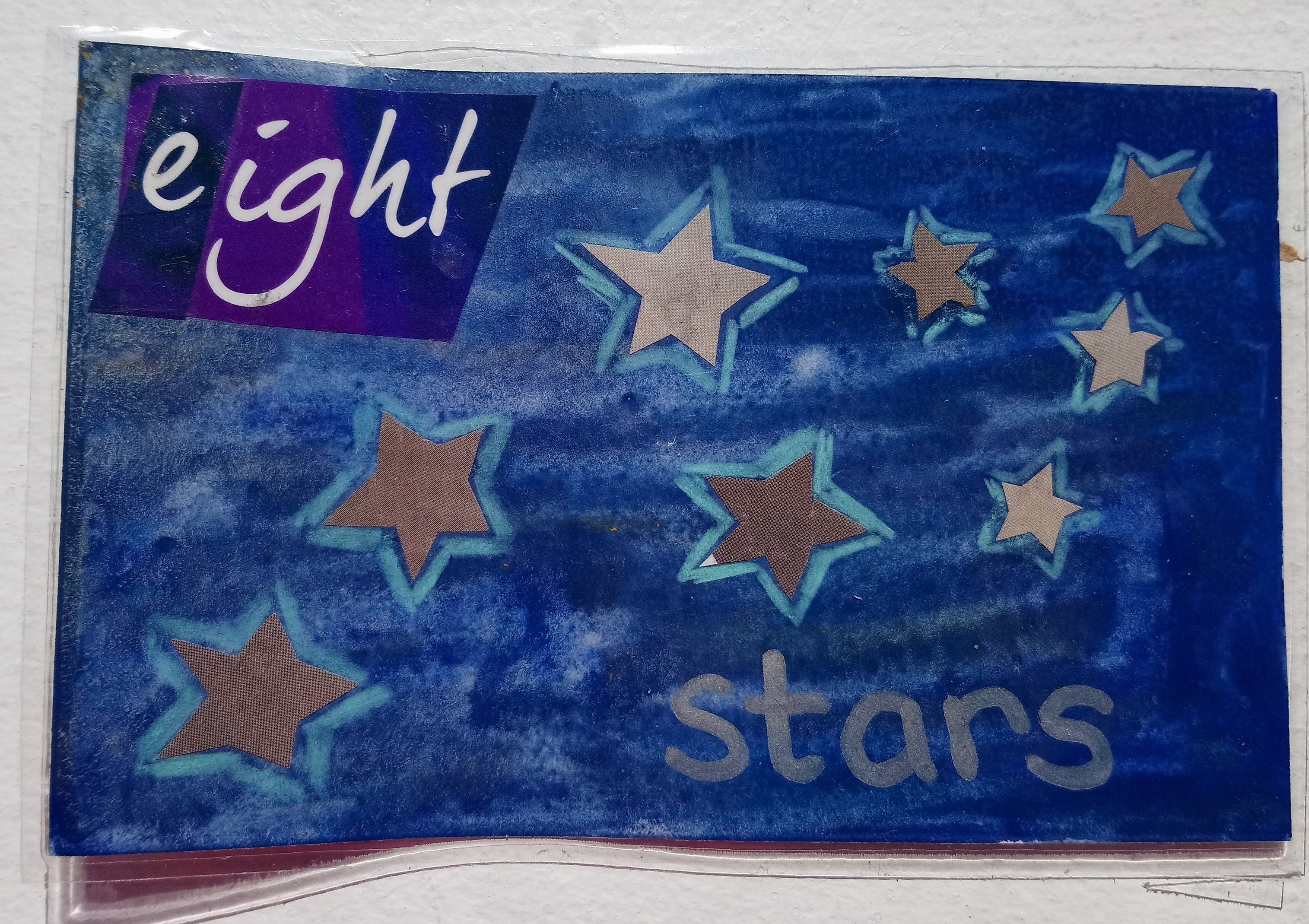 mixed-media postcard by Amanda Jane Ogden