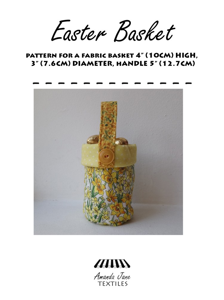 Easter Basket quilt pattern by Amanda Jane Textiles