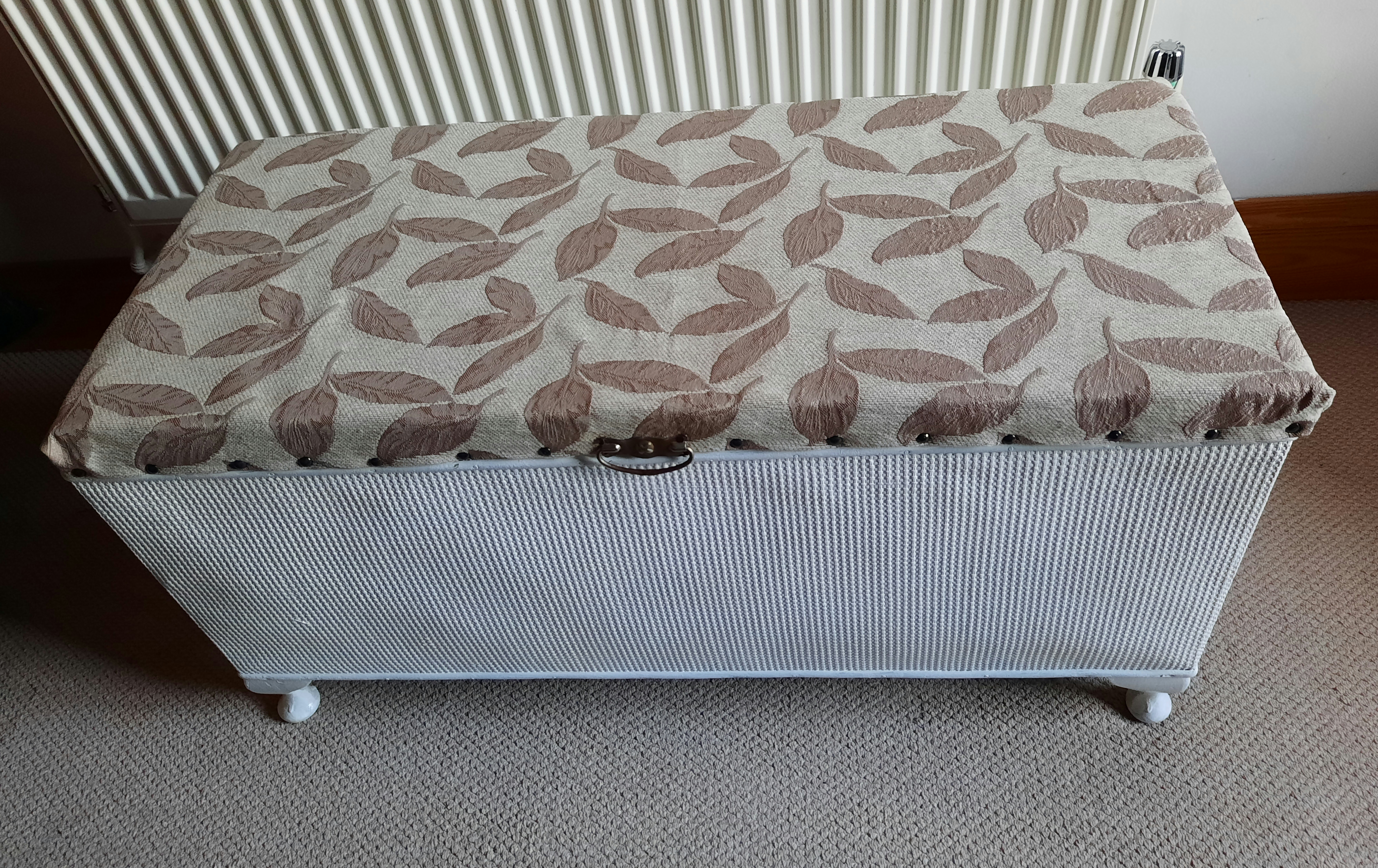 how to up-cycle a blanket box - the finished box