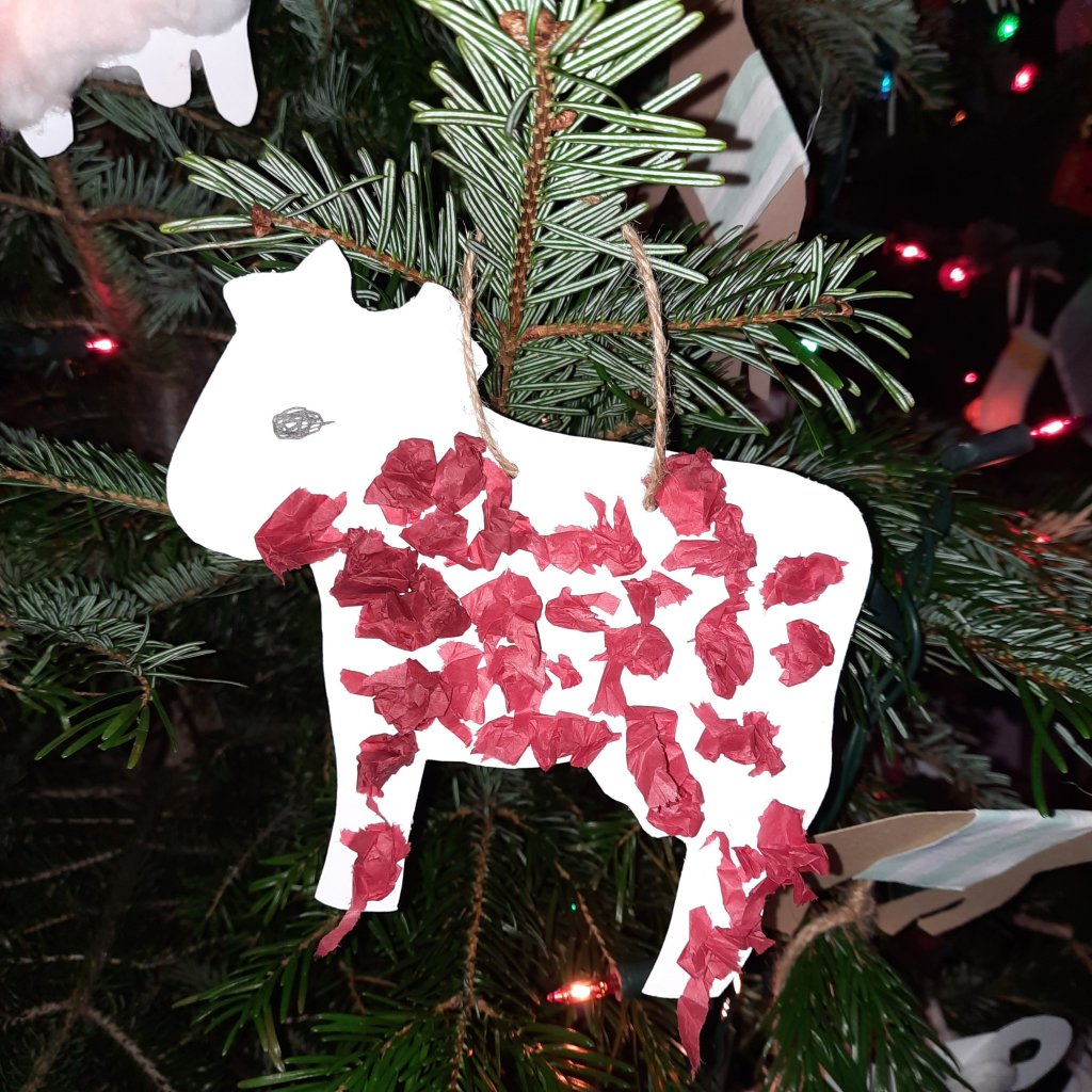 A decoration on the Sunday School tree at the Christmas Tree Festival Ramsgate