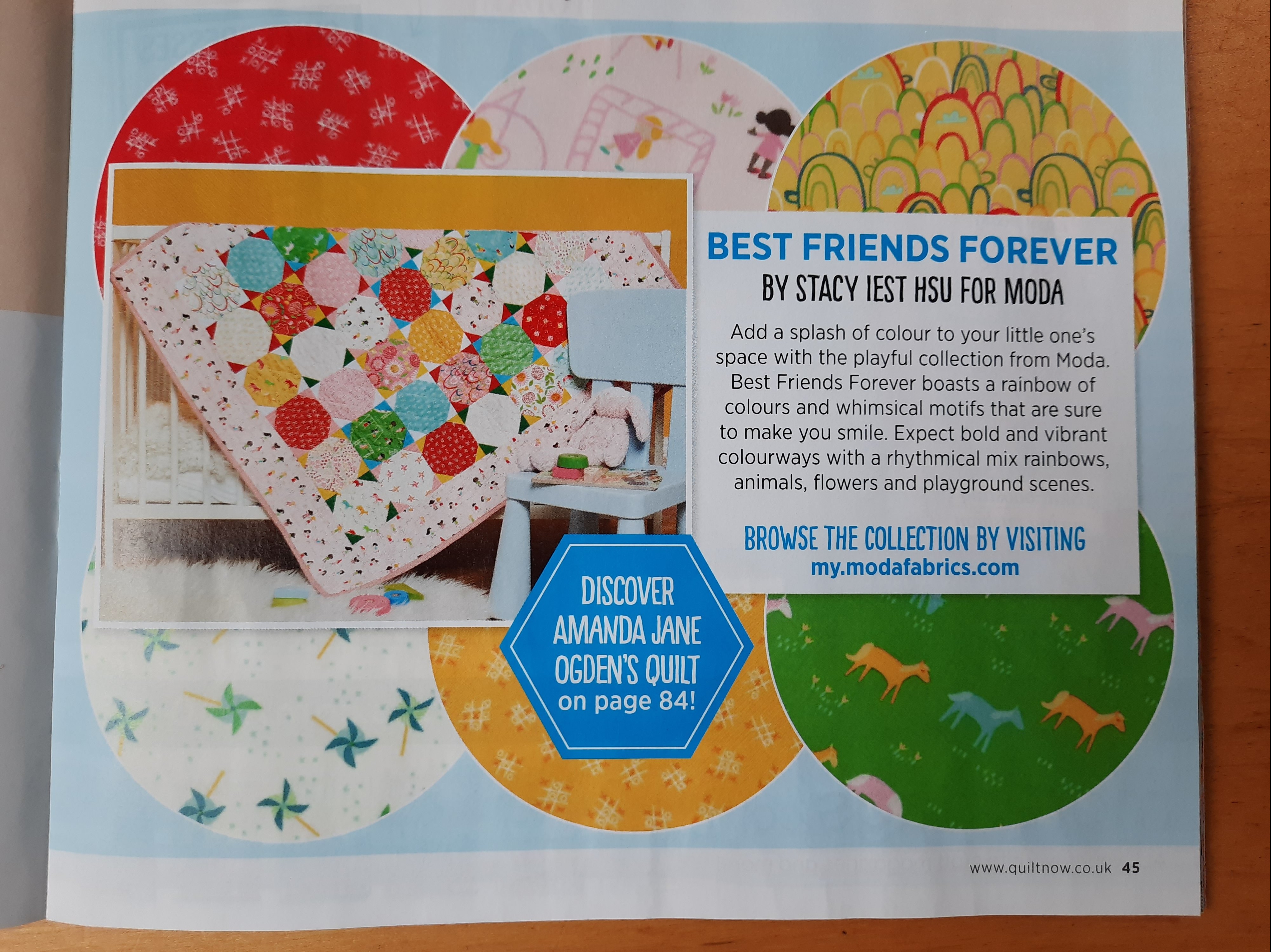 'Best Friends Forever' collection by Stacy Iest Hsu for Moda