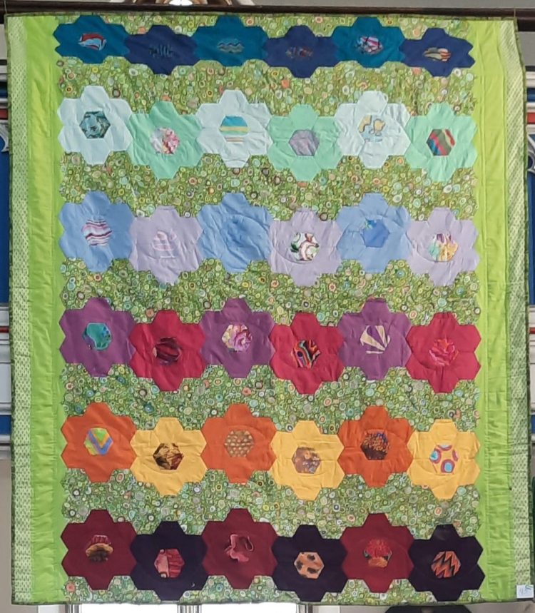 'Bright Garden Borders' by Amanda Jane Ogden