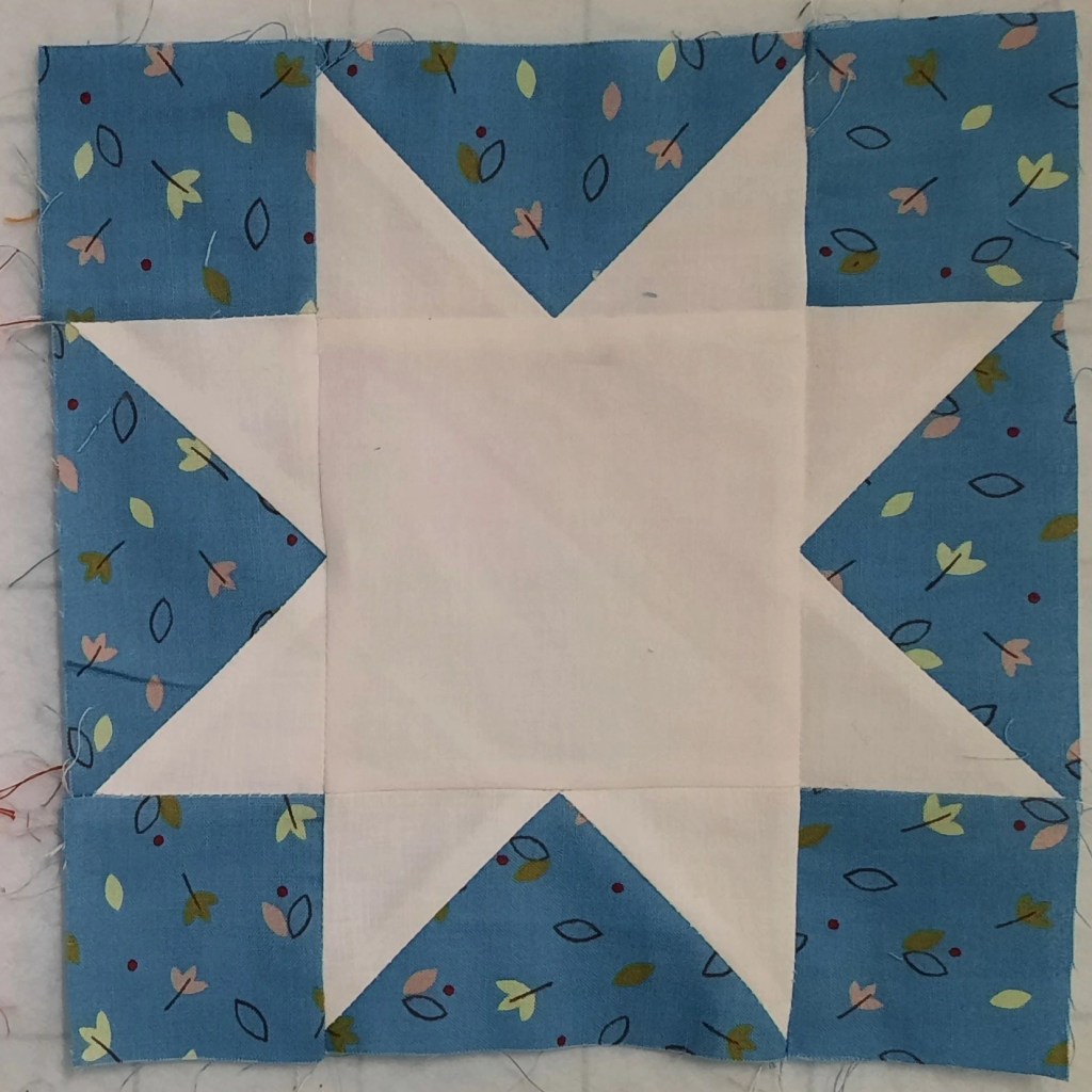 How to make an eight-pointed star, finished star