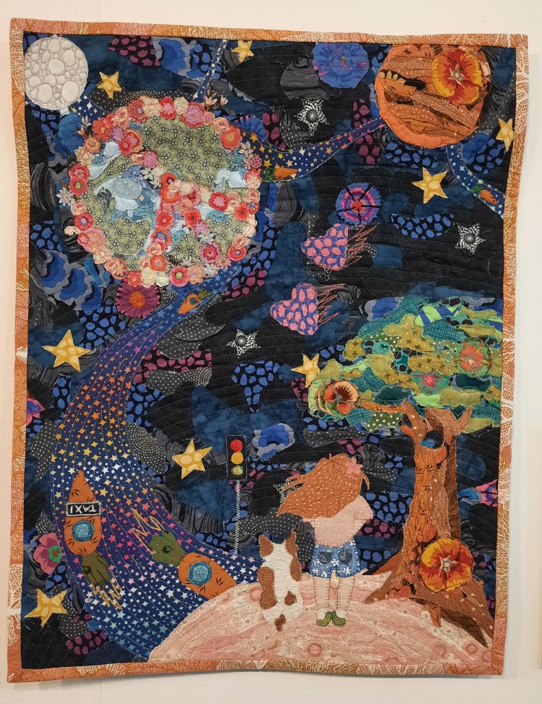 r'What if' by Dasha Hetun at the Knitting & Stitching Show, London 2023