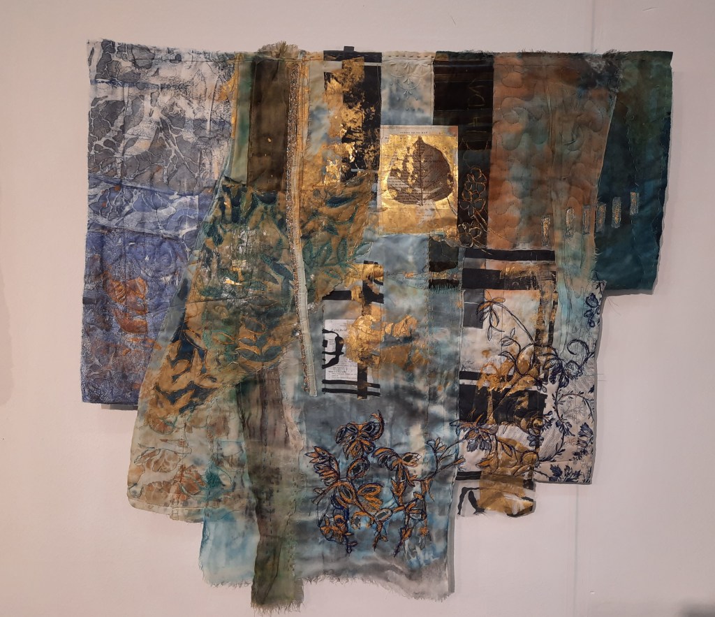 'Glimmer 3' by Cas Holmes at the Knitting & Stitching Show, London 2023