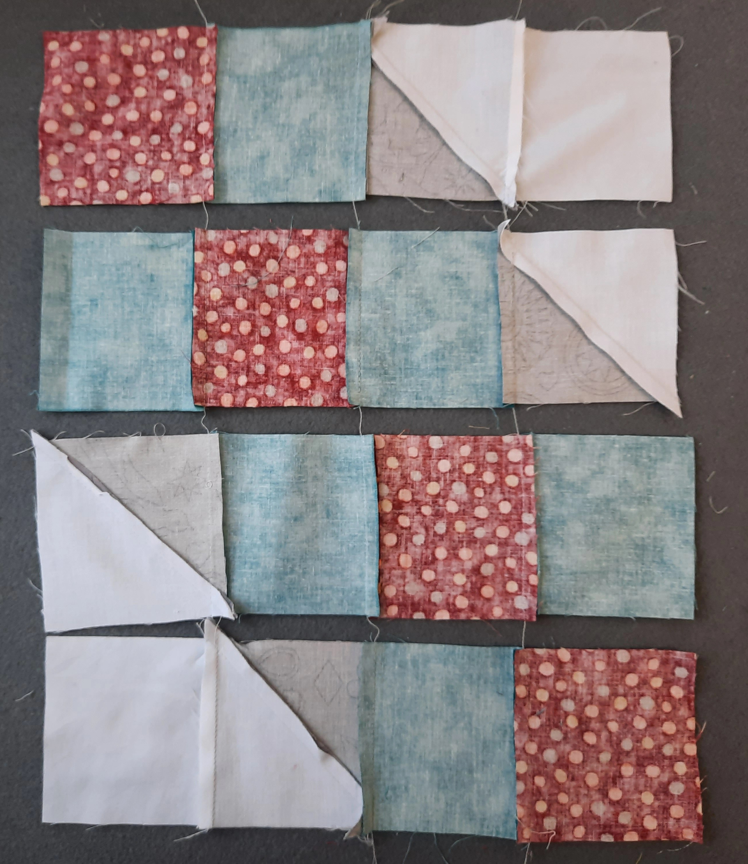 Making a patchwork block