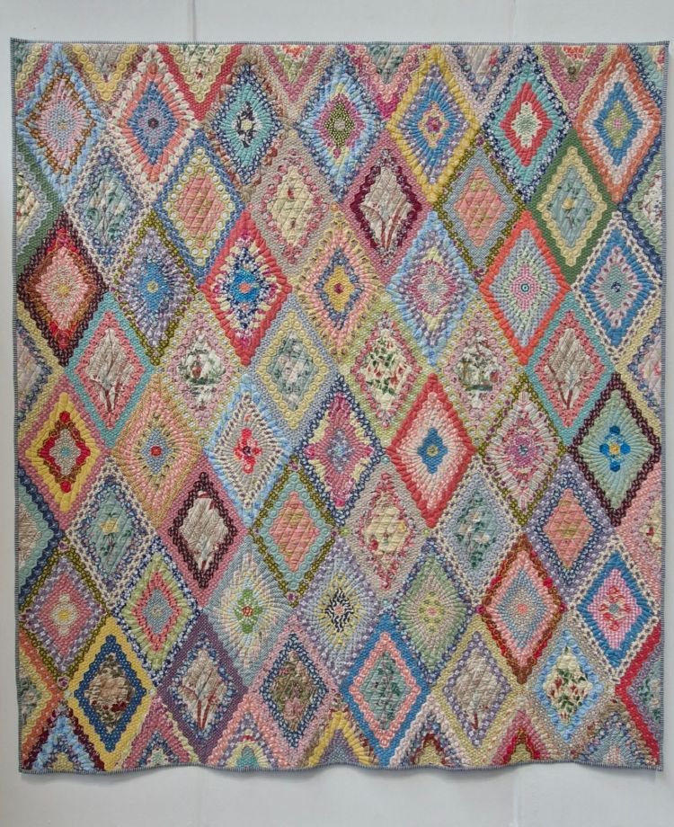 'Diamonds are Forever' made by Maggie Breakspear and inspired by the quilts of Brigitte Giblin
