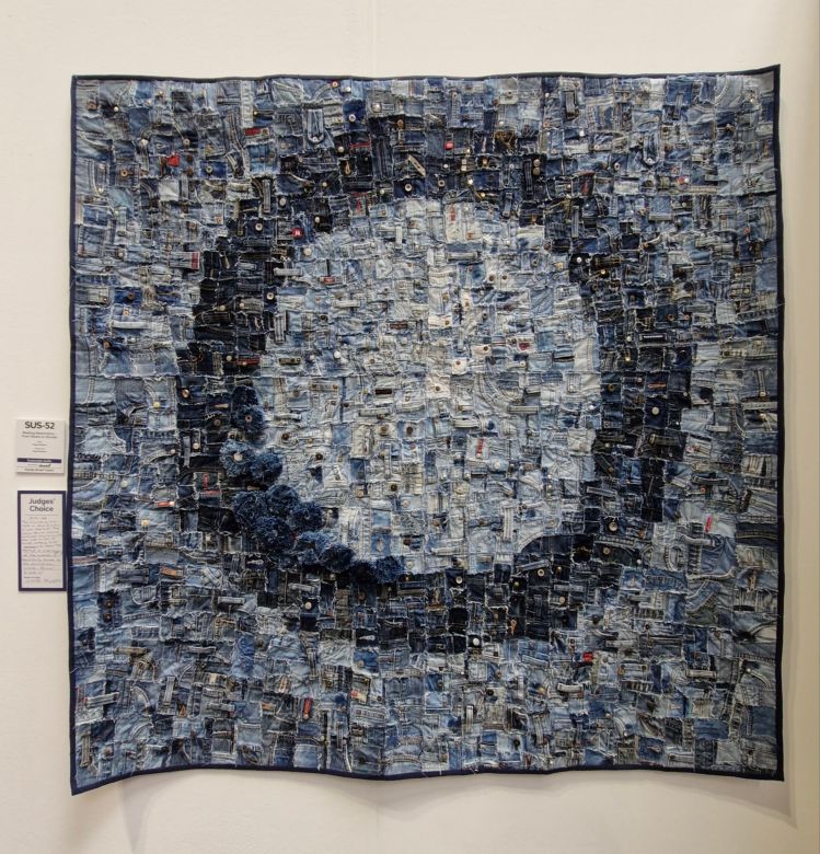 'Riveting Restrictions - From Waste to Wonder' designed and made by Marja Matiisen