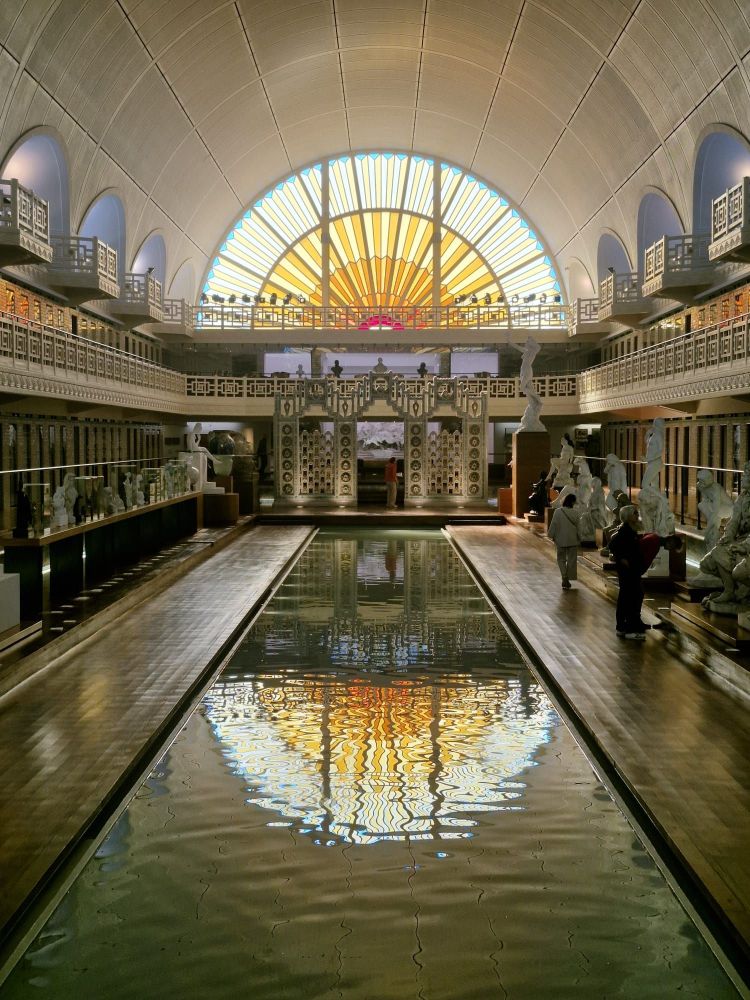Interior of La Piscine museum of art and industry, photo by Amanda Jane Ogden