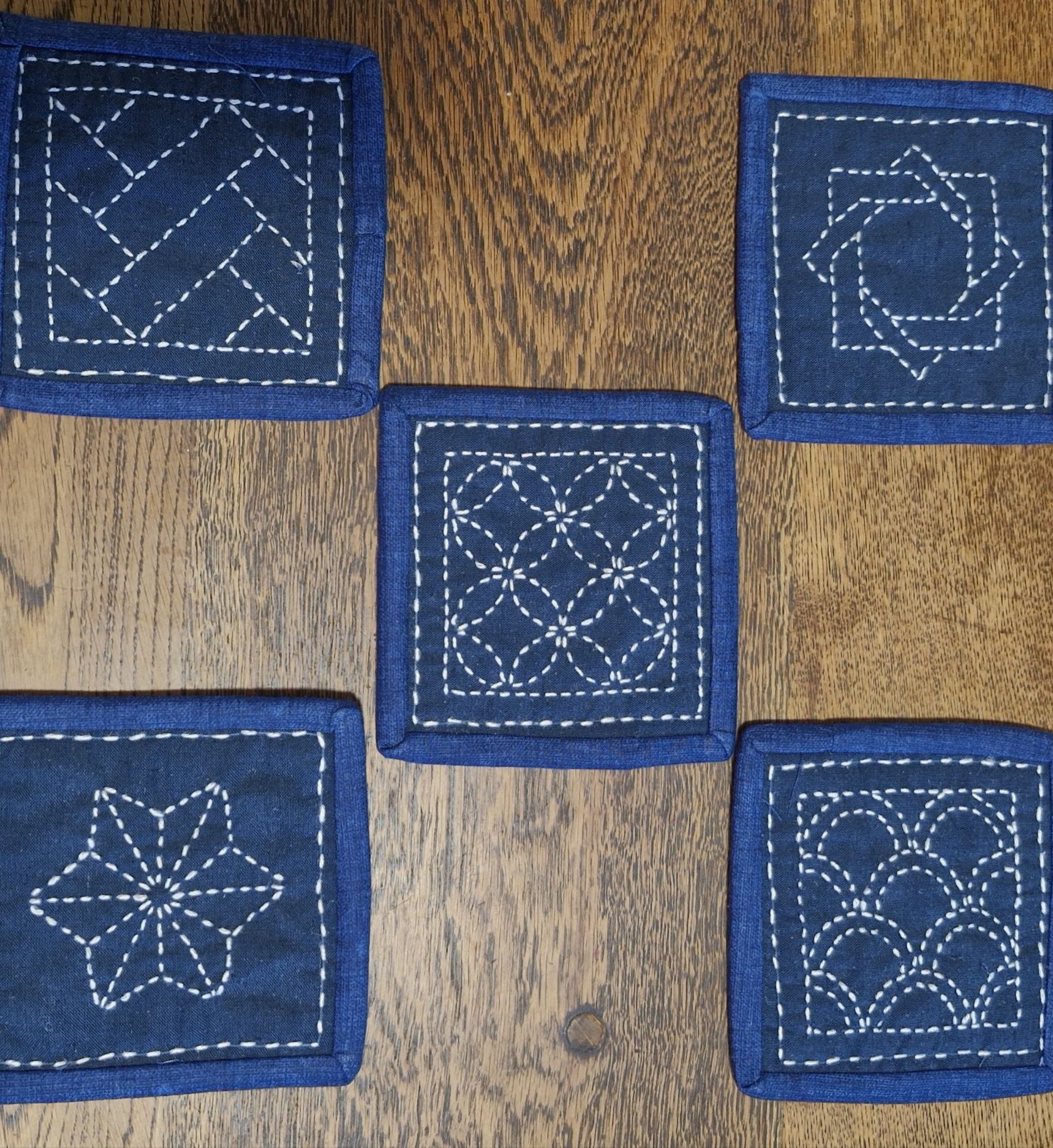 Enjoying Sashiko at home – Amanda Jane Textiles