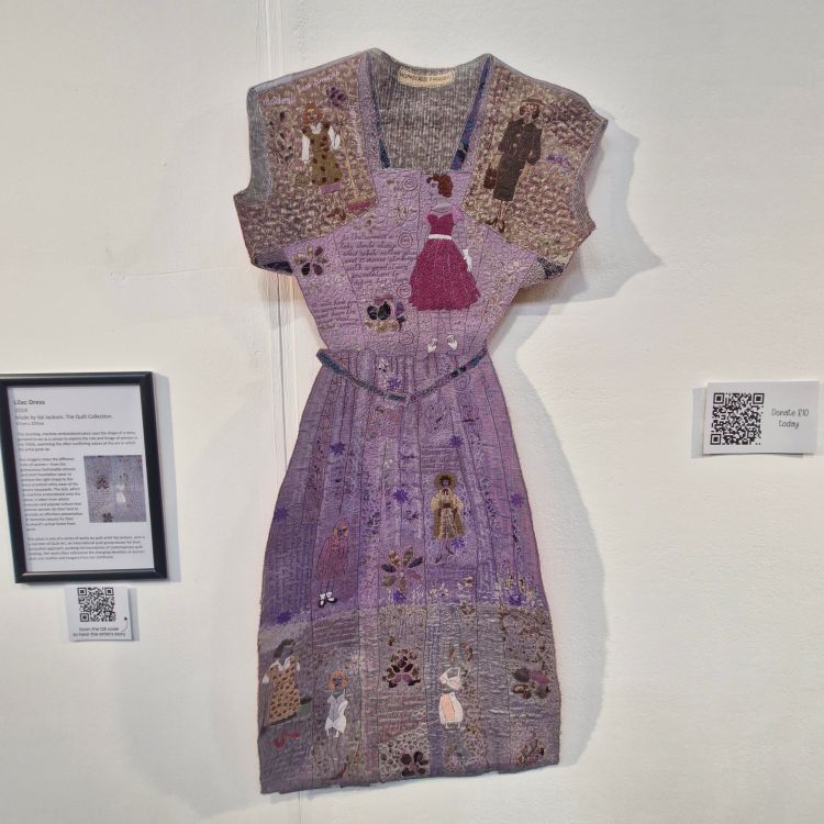 'Lilac Dress' by Val Jackson, 2014, the Quilters' Guild Collection