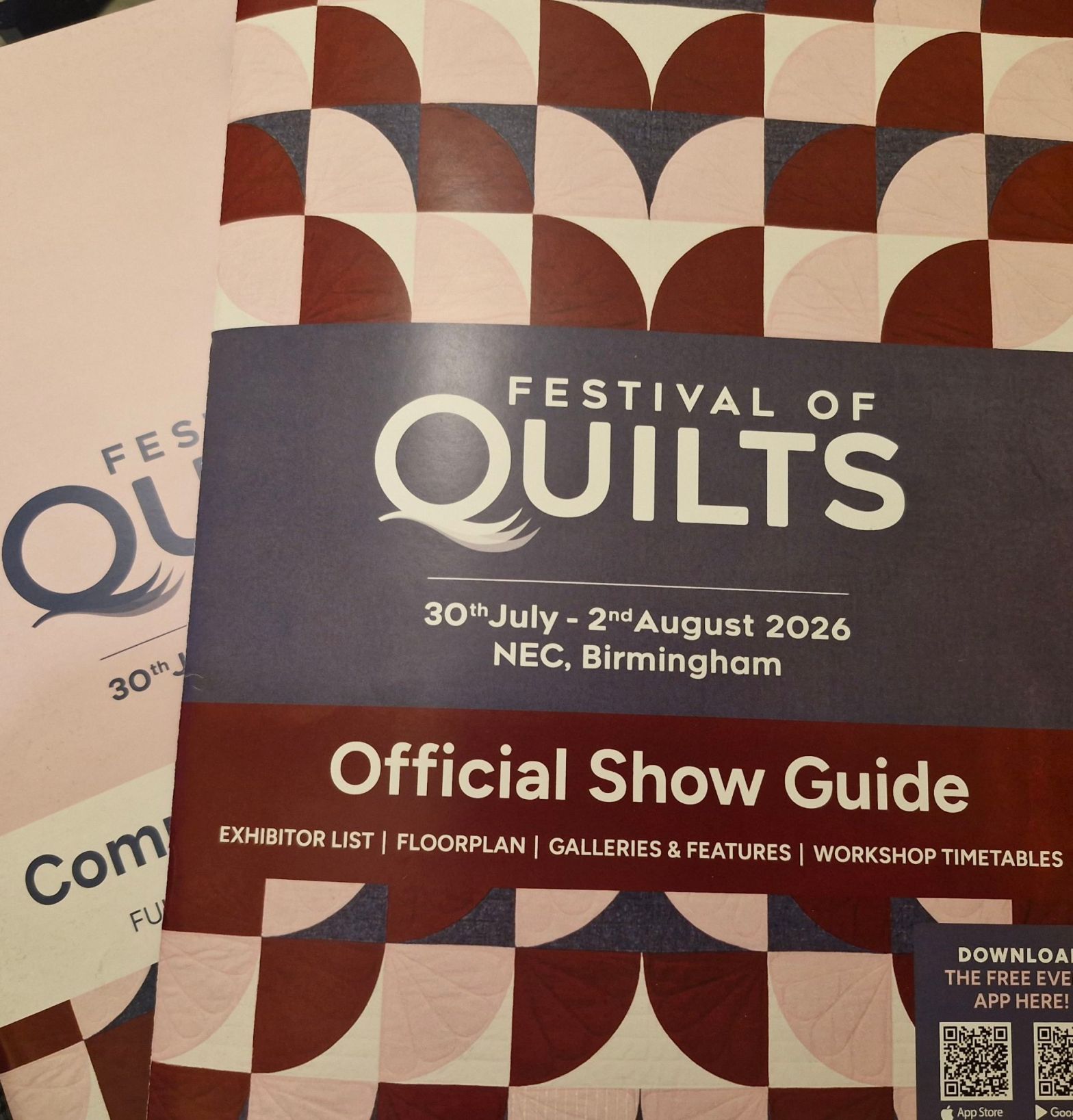 Festival of Quilts 2026 show guide