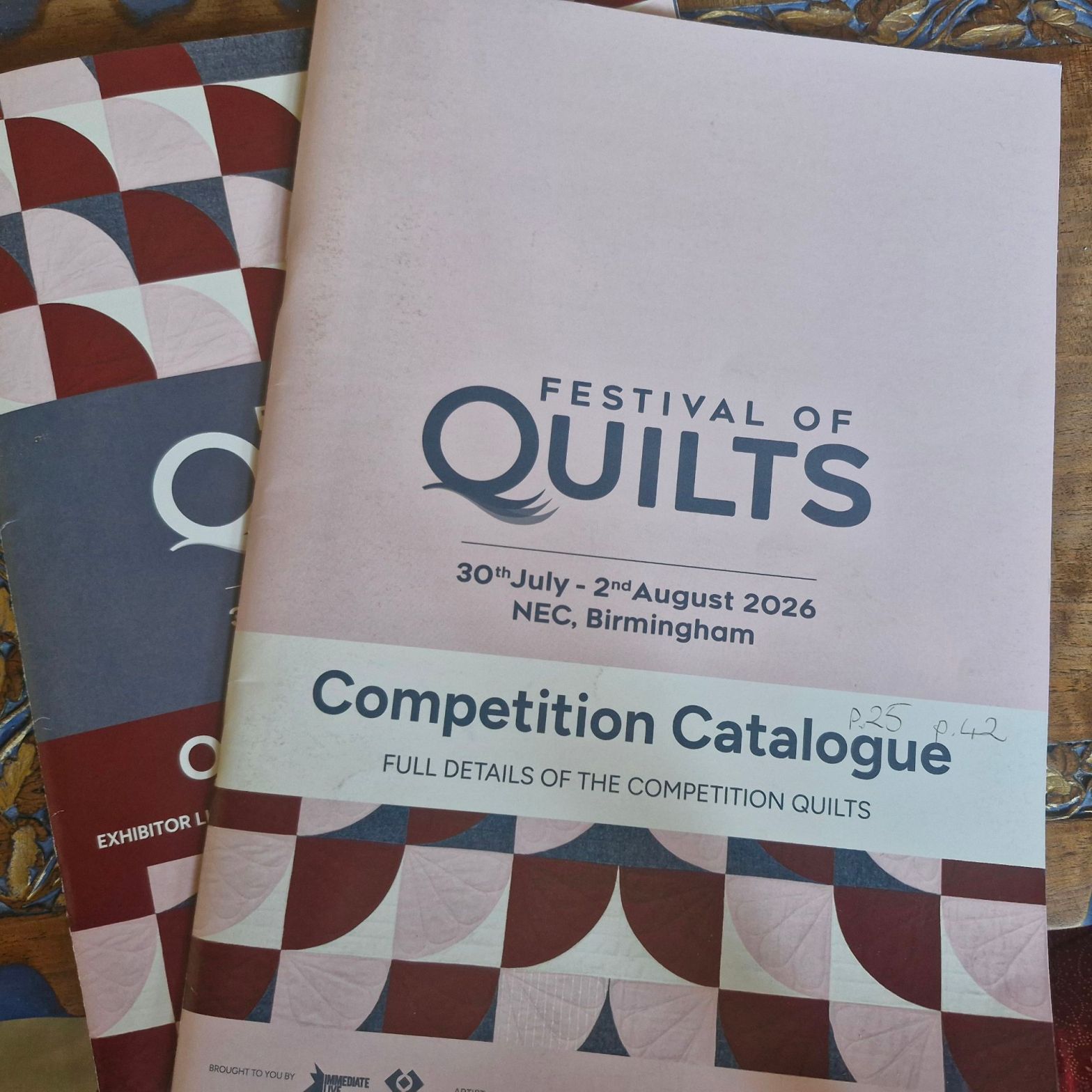 Competition Catalogue for the Festival of Quilts 2026